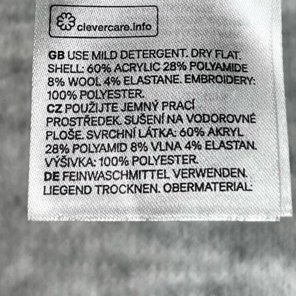 H&M Logg Gray Sweater with Vibrant Floral Design size small - Picture 5 of 5